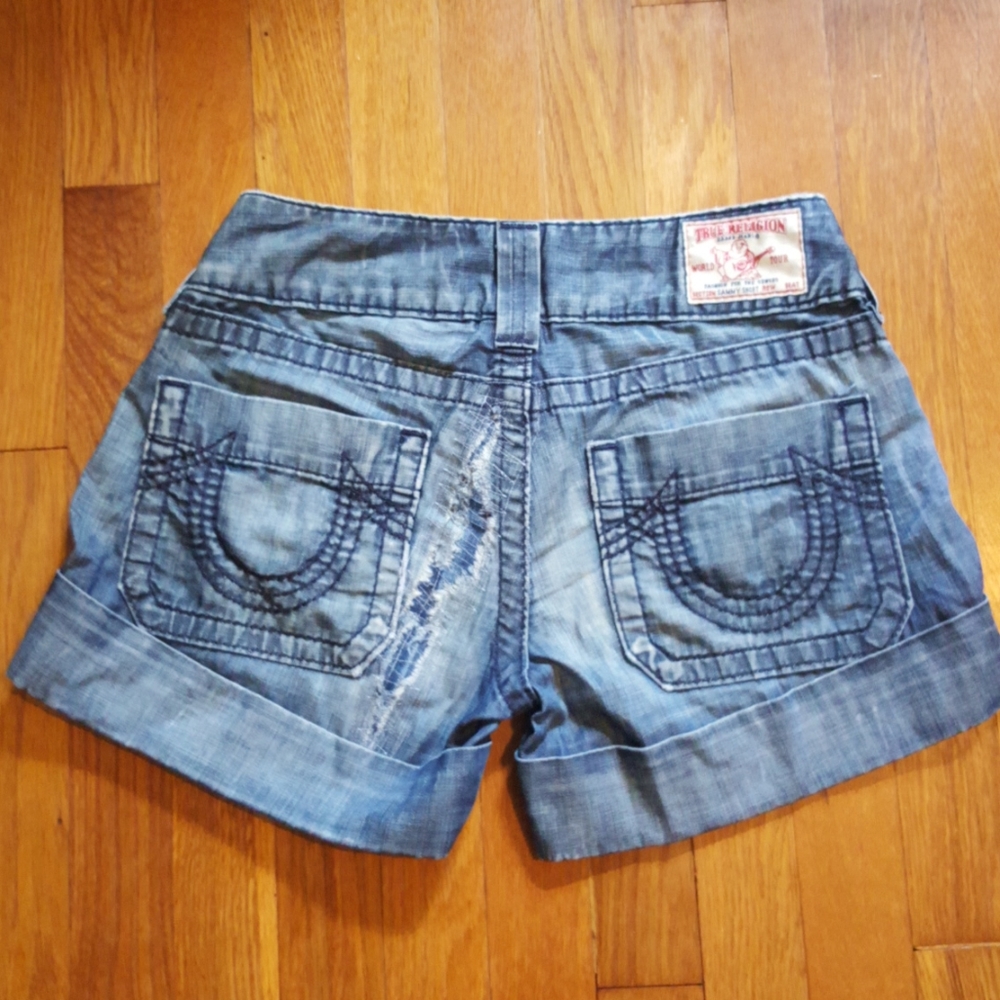 True Religion jean shorts